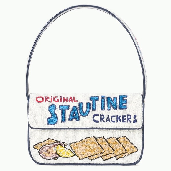 STAUD Handbags - NWT STAUD Tommy Beaded Bag, Stautines